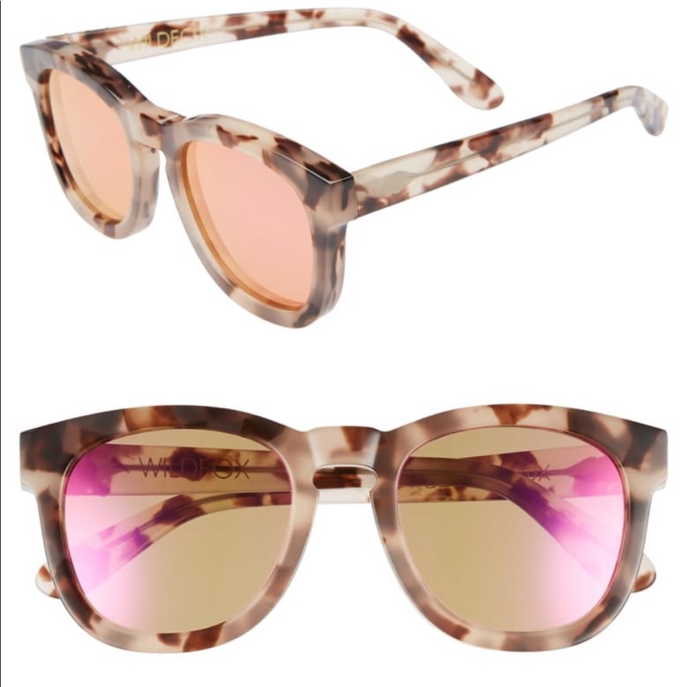 Wildfox Catfarer Sunglasses with Pink/Orange lense